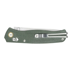 Нож складной SRM 255L-MG3 Medal Beadblast (140Cr Laminated, Green Micarta)
