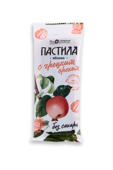 Пастила с грецким орехом Яблоко, 50г