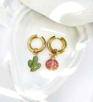 Подвеска Жук с инкрустацией