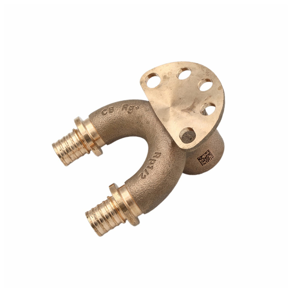 Угольник REHAU настенный ВР 16/16-1/2" RX+ короткий , бронза