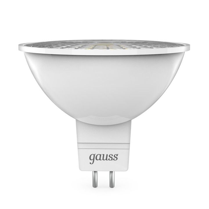 Лампа светодиодная Gauss GU5.3 5W 2700K матовая 201505105