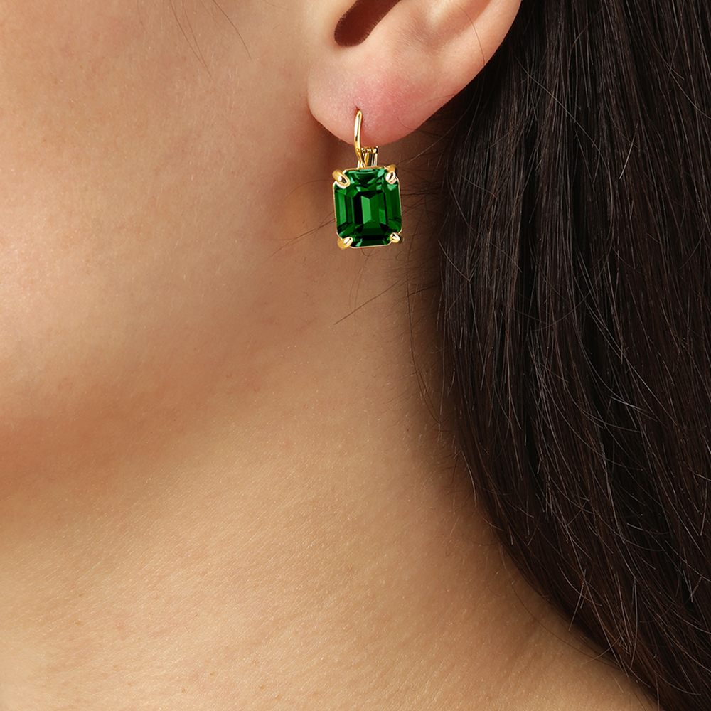 Серьги Dyrberg Kern SEGIN SG EMERALD GREEN 470100