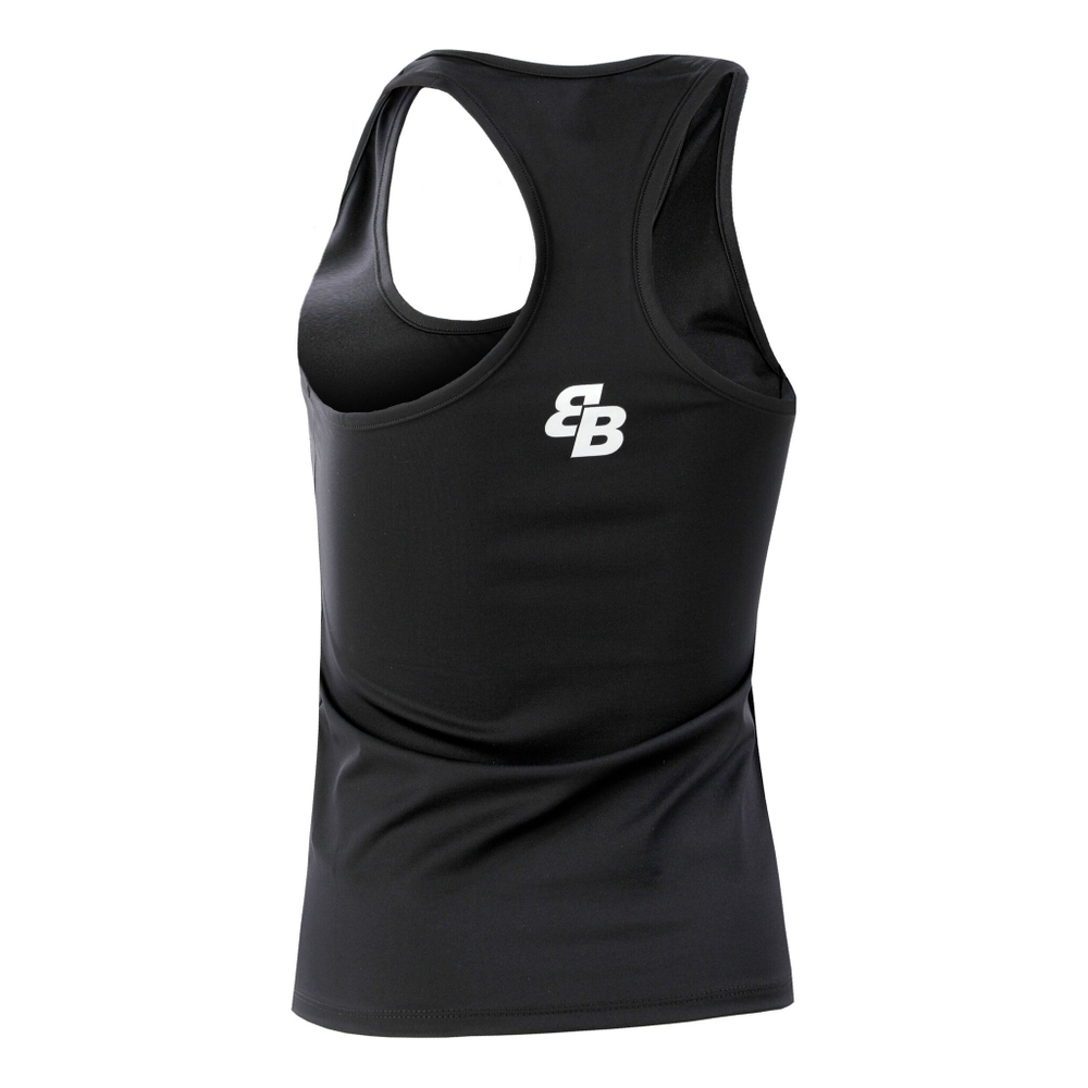 Женская теннисная майка BB by Belen Berbel Basica Tank Top Women - Black, White