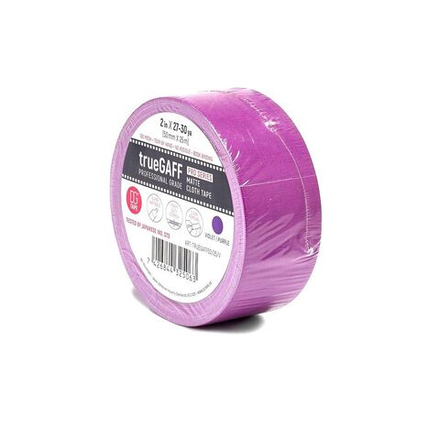 Профессиональный тейп 120mesh @trueGAFF 50мм/25м - Фиолетовый /на тканевой основе для киносъемок и сцен тип Gaffer Pro tape /