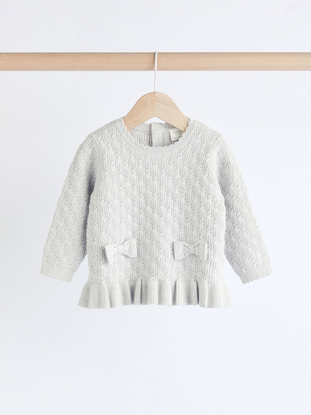 Вязаный джемпер и легенсы в комплекте для малышей Next Q94-934, Мятный