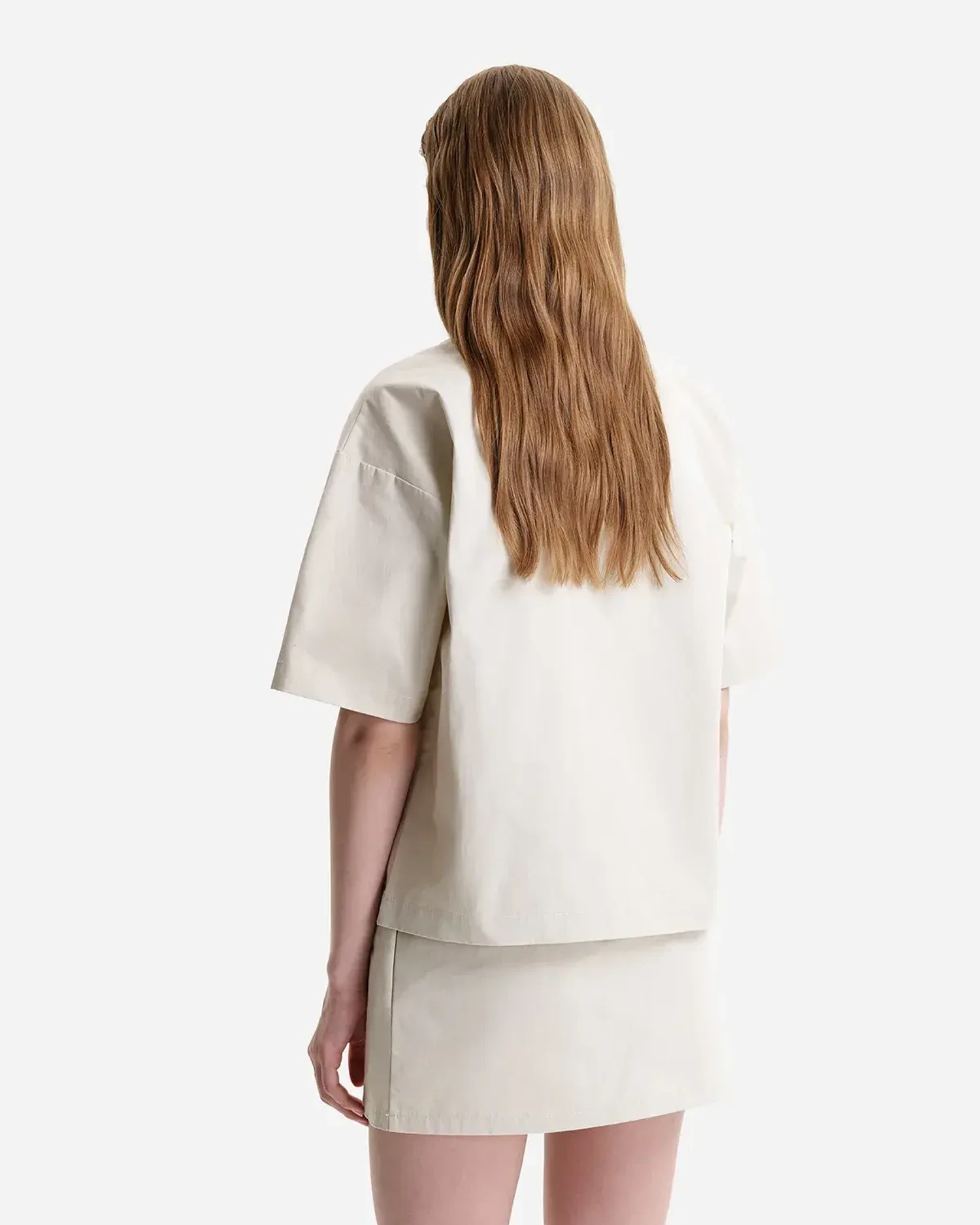 Рубашка-поло бежевая