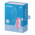 Вакуумный стимулятор клитора с вибрацией  Satisfyer Cotton Candy лиловый
