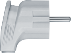 Вилка Navigator 61 362 NCA-PL04-16A-E-WH угловая с/з белая