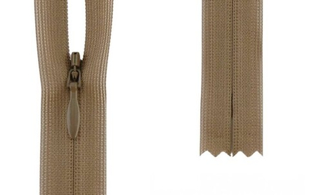 Молния потайная, неразъемная YKK Тип 2 20 см, цв.187