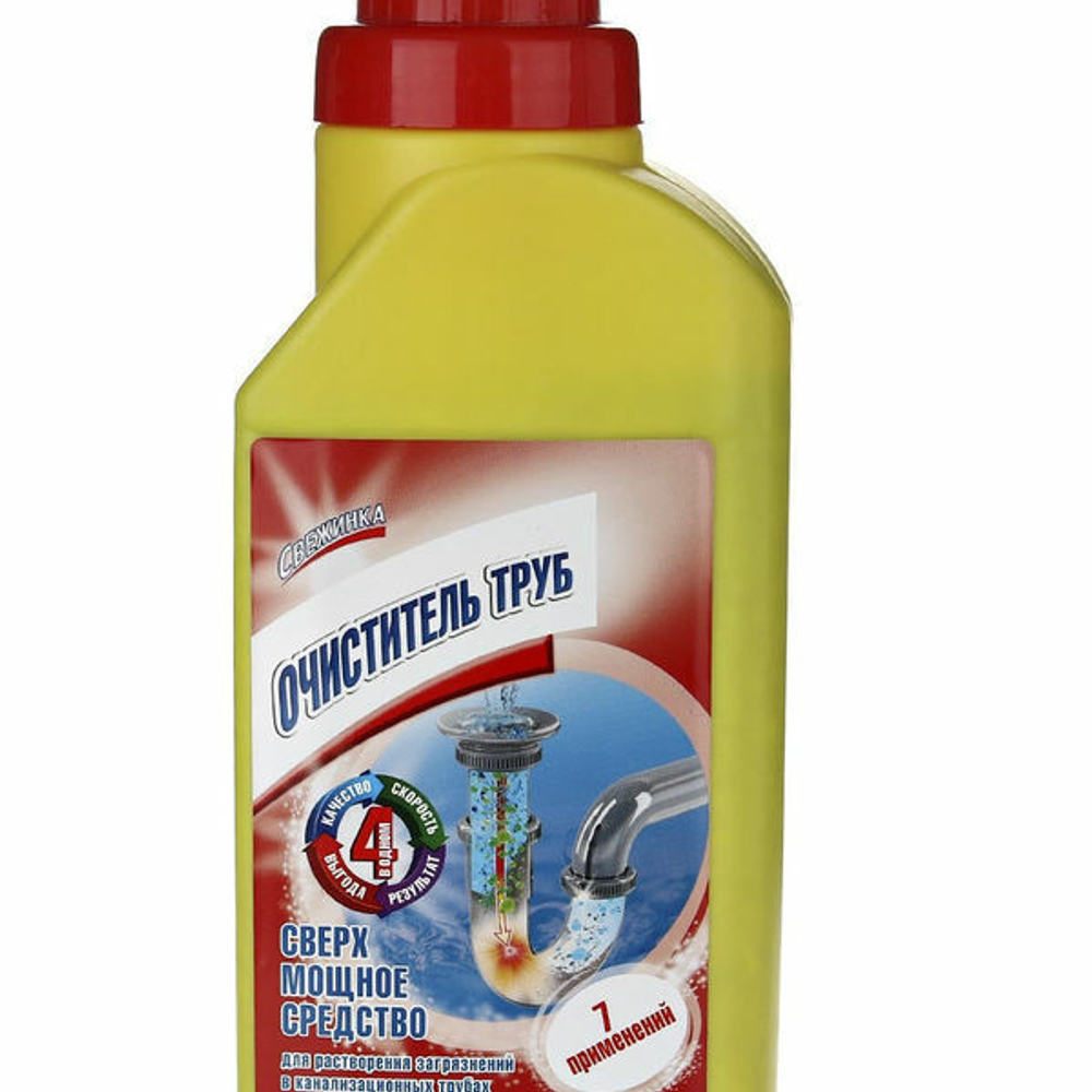 Очиститель труб Свежинка 500гр гранулы бутылка (16)