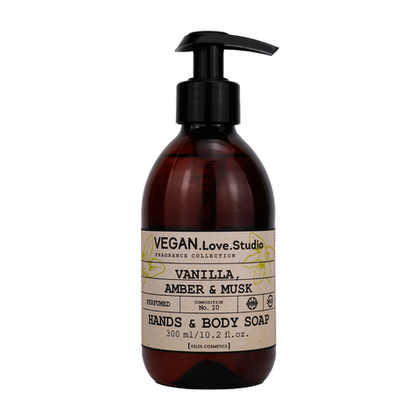 Мыло для рук и тела VEGAN.Love.Studio «Vanilla, Amber, Musk» 300 мл