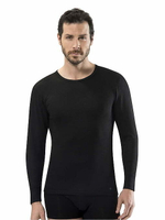 Футболка мужская термо с длинным рукавом черный