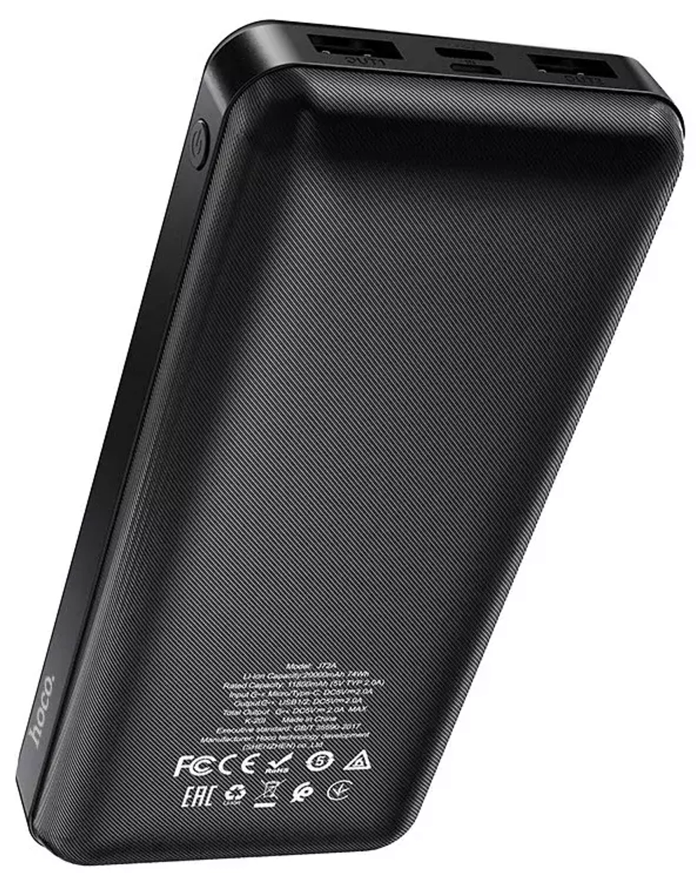Портативный аккумулятор 20000 mAh BJ72A Hoco black