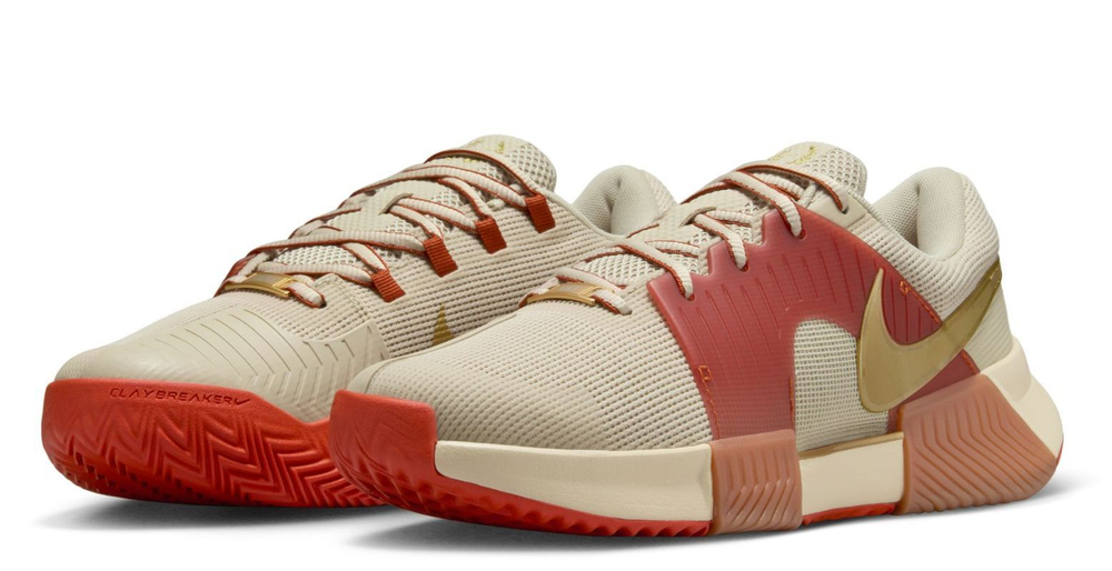 Женские Кроссовки теннисные Nike Zoom GP Challenge 1 Clay Premium - Бежевый