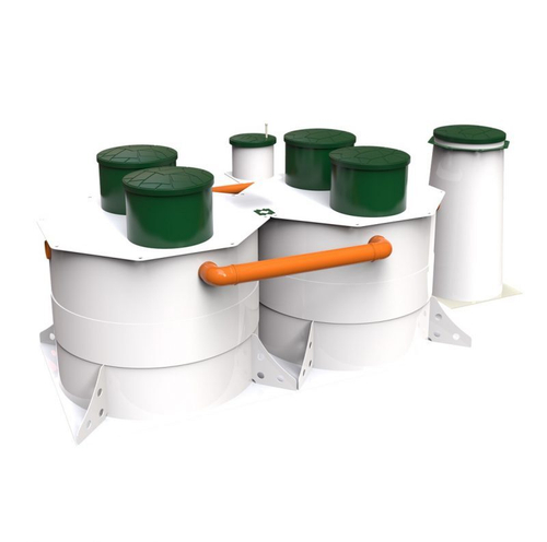 Станция биологической очистки Коло Веси Kolo Vesi 30 прин/ 6000 л. в сутки / до 30 чел. / принудительный сброс (2000x5100x2081см;530кг;) - арт.560172