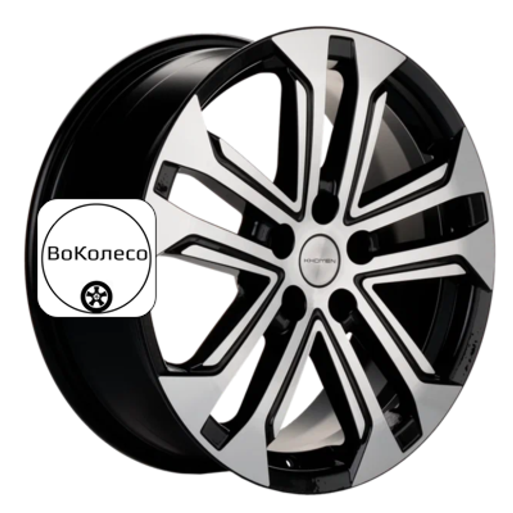 7x18/5x114,3 ET40 D66,5 KHW1803 (Haval Dargo) Black-FP Khomen Wheels