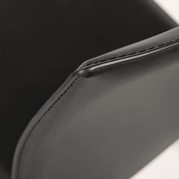 Стул Rolf черная кожа