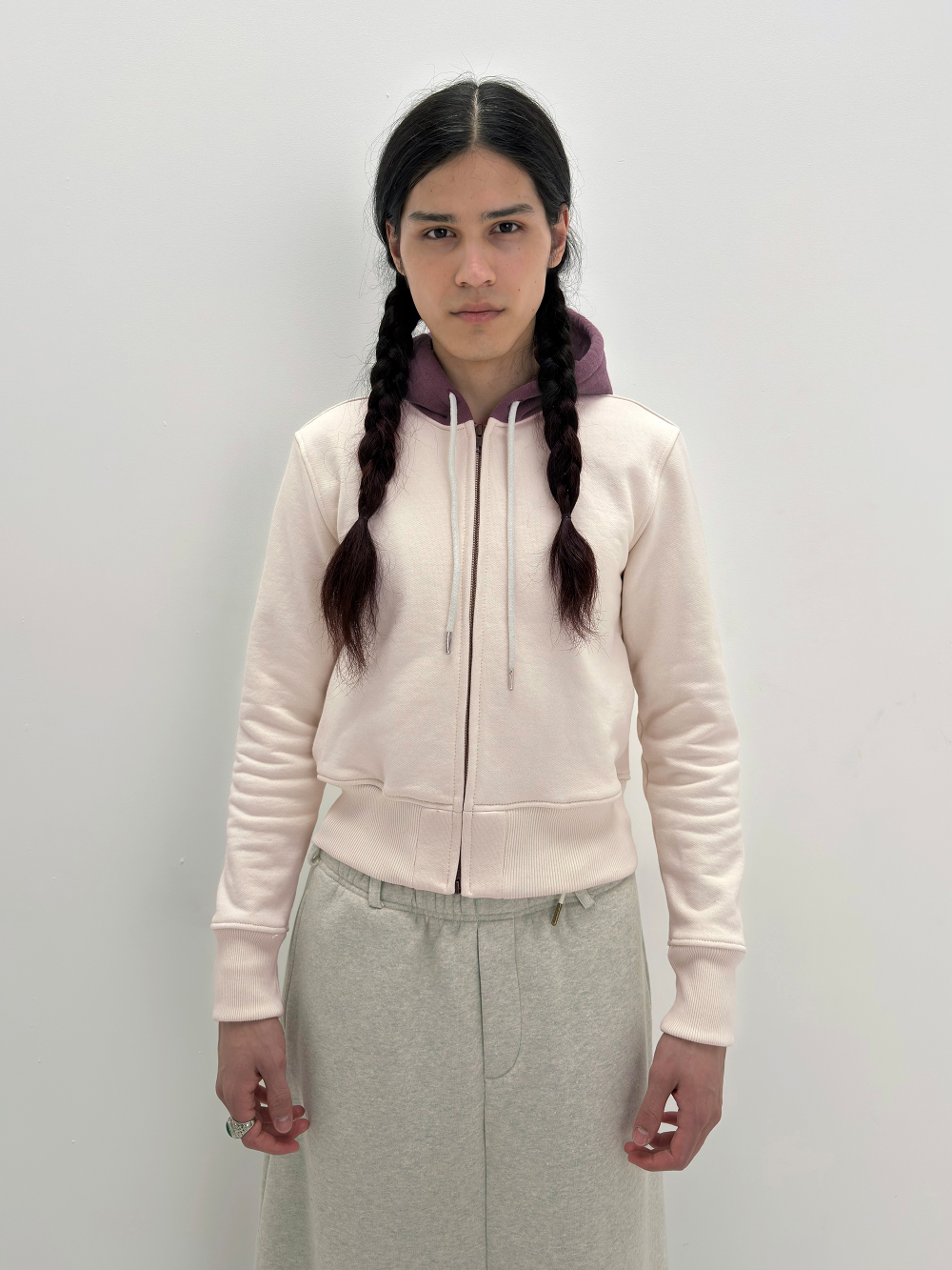 SNOW zip hoodie
