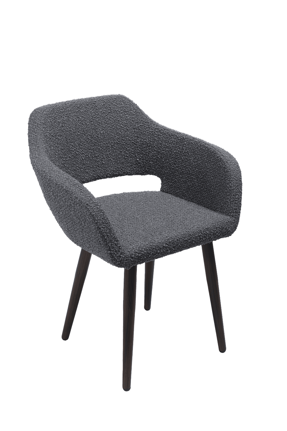 Кресло Балун W на черном каркасе