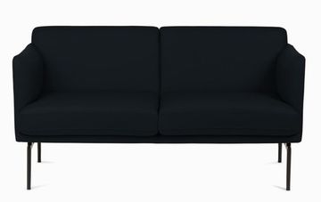 Диван Bisq 156х76 цвет черный