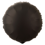 Шар фольгированный Круг 46 см (Черный)