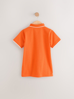 Поло для мальчика Next AG3-397, Ярко-оранжевый
