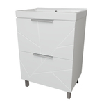 Тумба д/ванной "Гранд-60"  под раковину Fest-60 (Sanita Lux) (ПВХ)