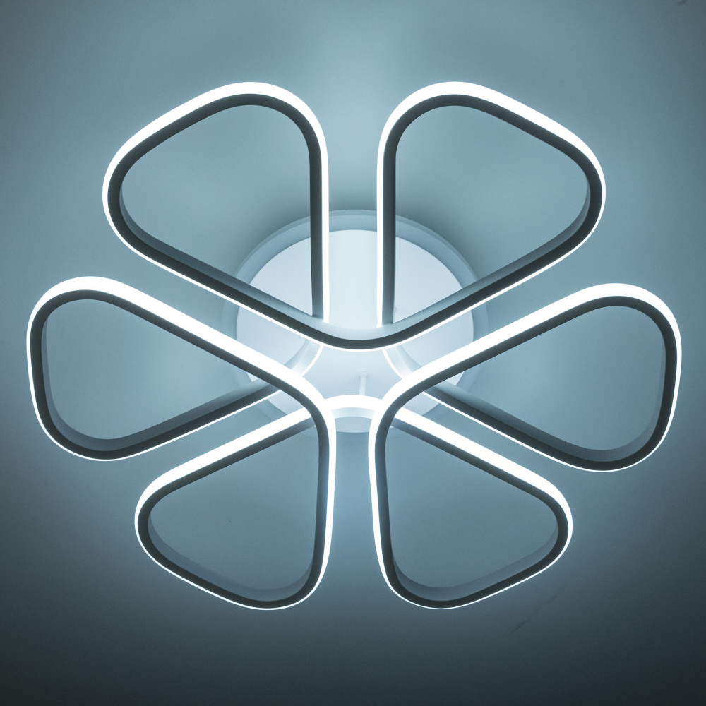 Citilux Сезар Смарт CL233A250E RGB Умная люстра Белая