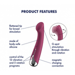 Вибратор для точки G с ротацией Satisfyer Spinning G-Spot 1 красный