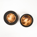 Набор деревянных тарелок из дерева сибирский кедр - 2 шт. TN76