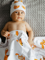 Двусторонний плед Mjölk Лисички