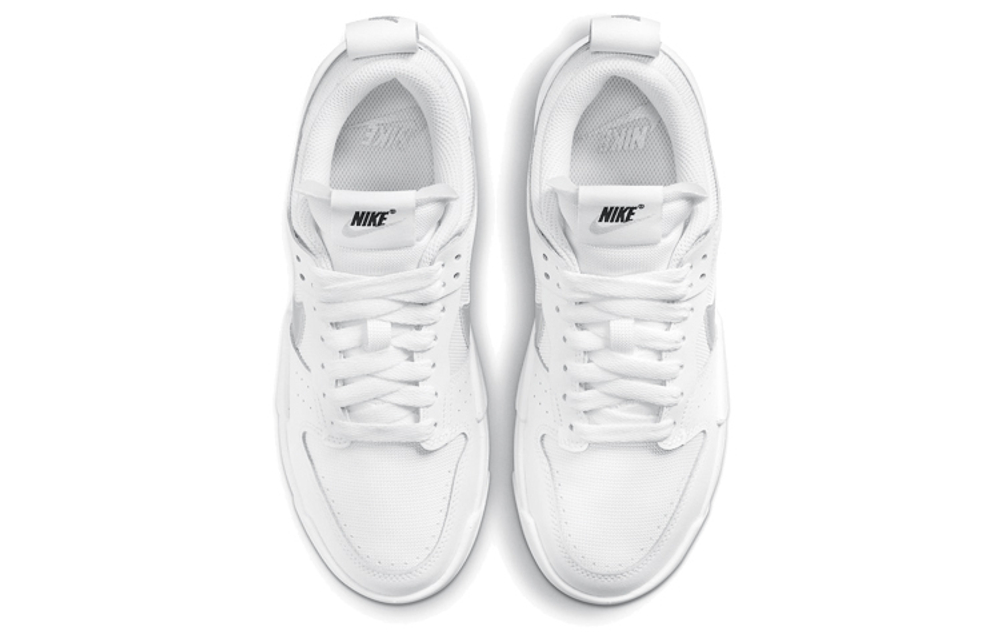Кроссовки Nike Dunk Low Disrupt "White Silver" (Женская размерная сетка)