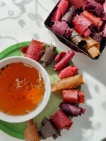 Пастилайсы рулетики ассорти с сердцем, большая коробка, 300 г