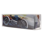 Пенал-косметичка 1 отд. 20*5,5*3,5см кожзам "Мото" 4 вида микс