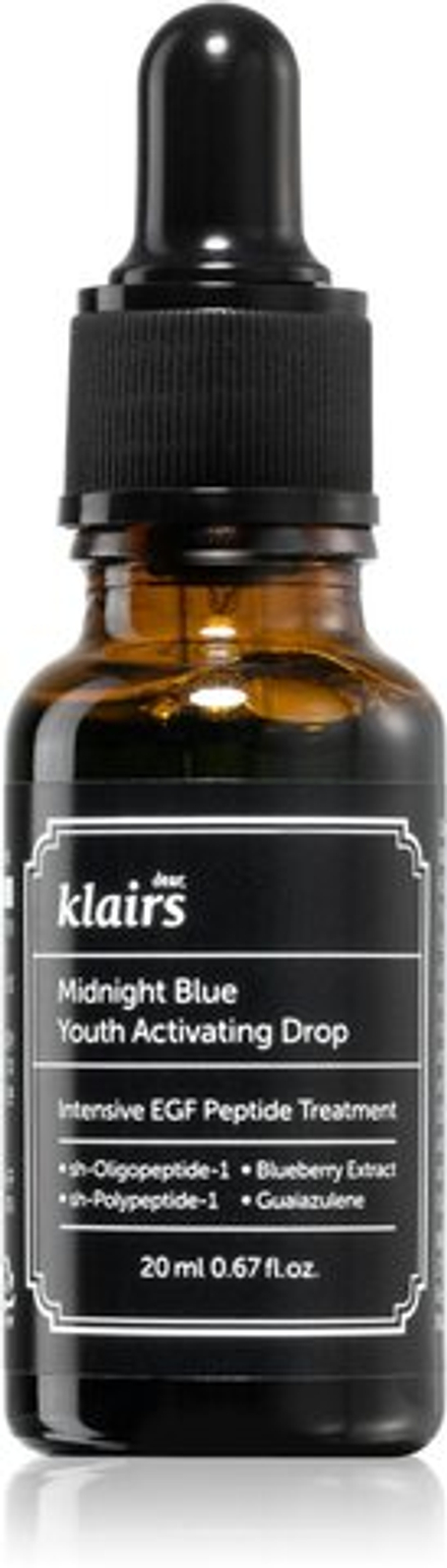 Klairs Midnight Blue Youth Activating Drop - Активирующая сыворотка для омоложения кожи /   20  ml  / GTIN 8809115023681
