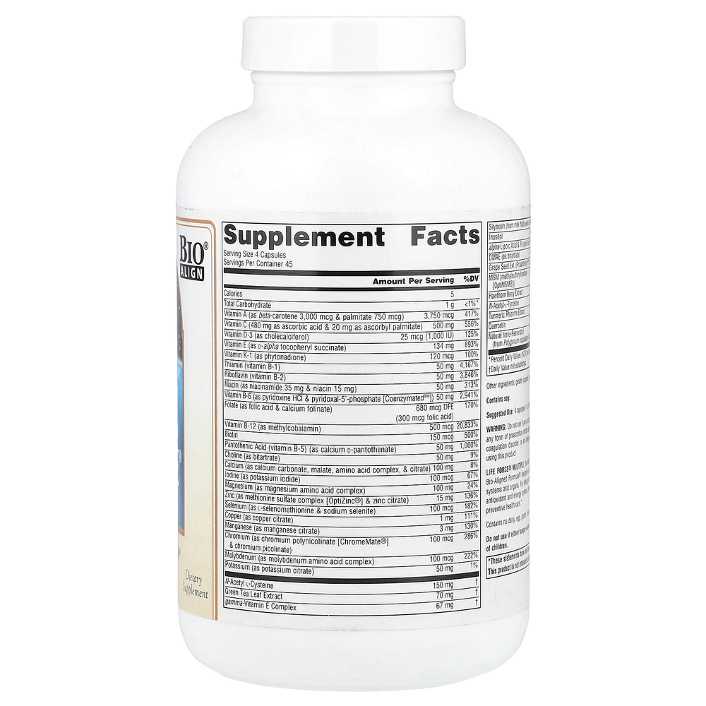 Source Naturals, Life Force® Multiple, без железа, 180 капсул