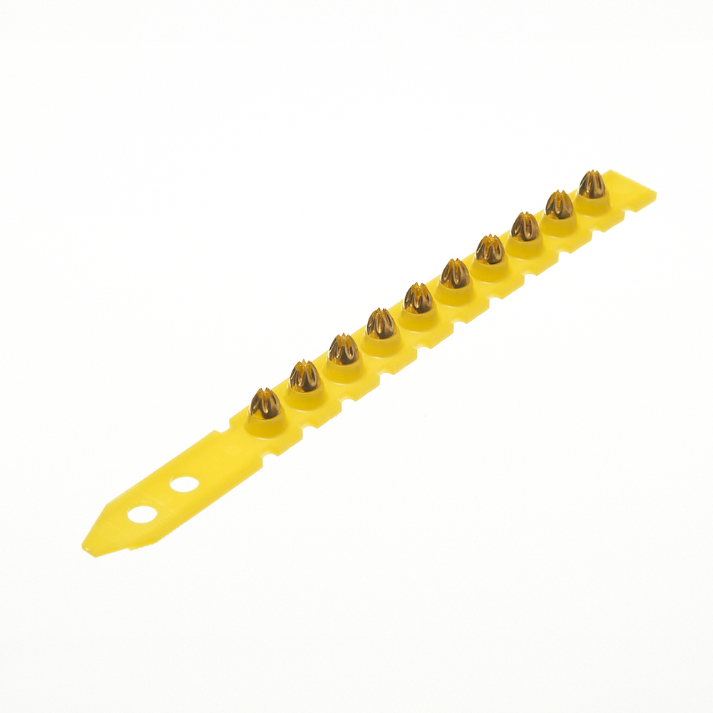 Монтажный патрон в кассете К-4 для порох. монтаж пистолетов (кал. 6,8х11 мм, желтый, 100 шт/уп) FEDAST