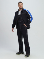 Костюм Джет-2 (тк.Саржа,320) п/к, т.синий/васильковый