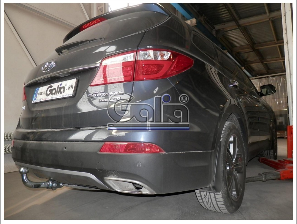 Фаркоп оцинкованный Galia H094C для Hyundai Grand Santa Fe 2013(паспорт и сертификат в комплекте)(без электрики)