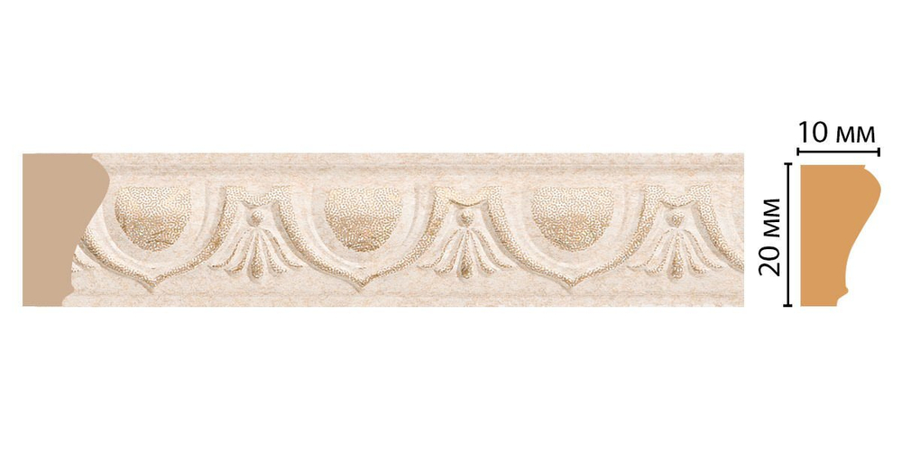 Молдинг DECOMASTER 103D-18D ДМ (20*10*2400 мм)