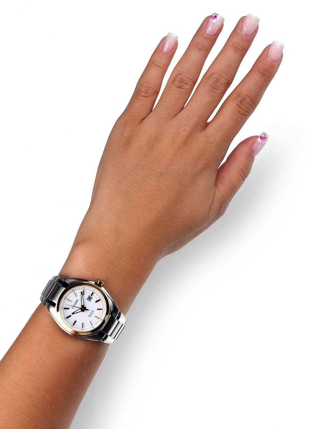 Женские японские наручные часы Citizen EW2214-52A