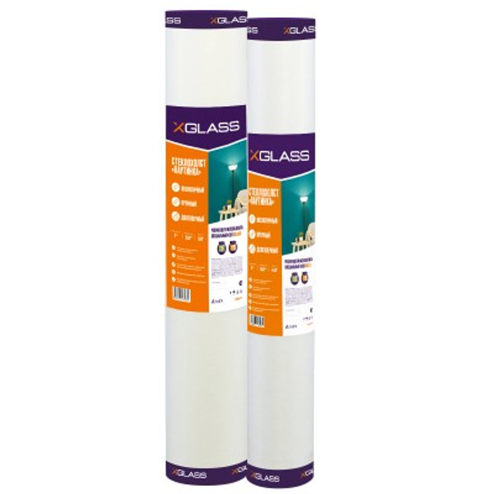 Стеклохолст 1х50м, 25 гр/м2 (паутинка)