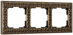 Рамка на 3 поста Antik (бронза)