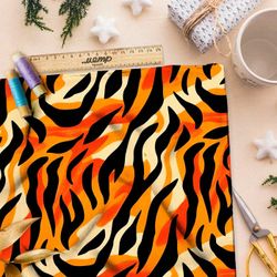 Ткань премиум мембрана тигриная фантазия