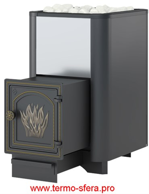 Печь ВЕЗУВИЙ Сенсация 22 Антрацит (ДТ-4)