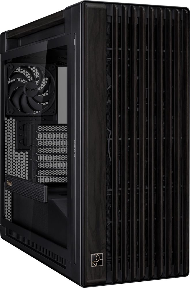 Корпус ASUS PROART PA602 WOOD TG PWM черный