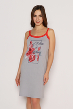 Сорочка "ЦВЕТЫ" модель СН 0038 кулирка