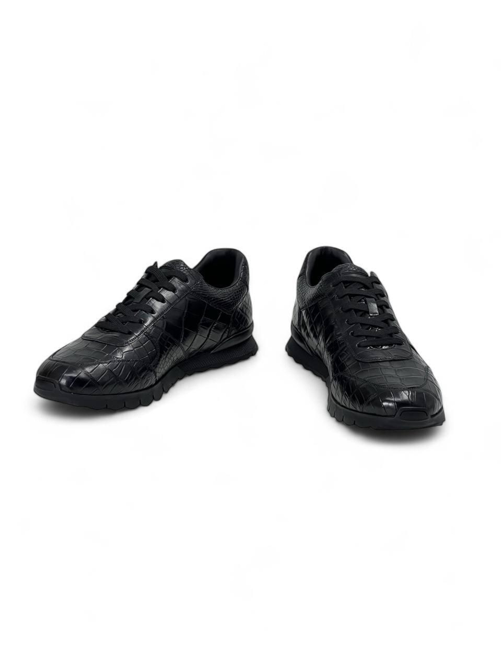 Кроссовки Kiton из кожи крокодила, арт. 475596586