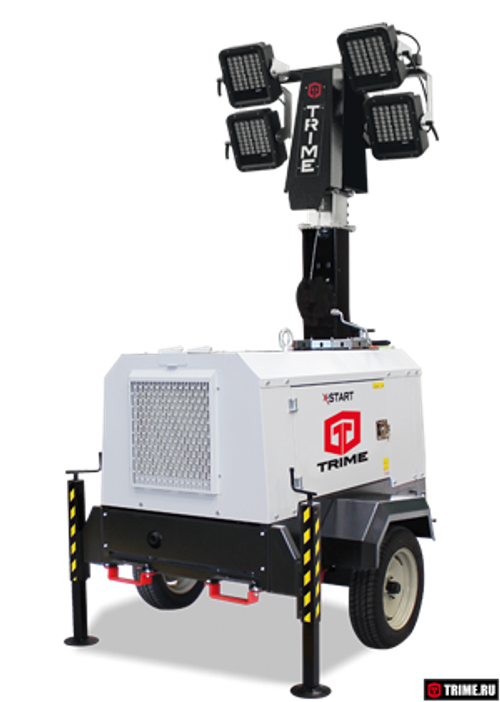 Осветительная мачта TRIME X-Start 4x160W LED дизельная - [8.5 м / Kubota]