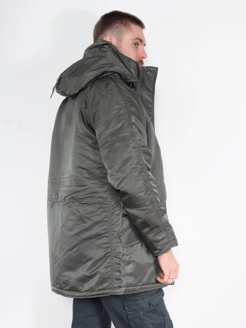 Куртка Аляска демисезонная Husky City Nord Storm (т.серая - r.grey/orange)